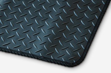 JVL 4-Piece Black Carpet Car Mat Set For Fiat 500 (2012+) - Right Hand Drive With Clips
