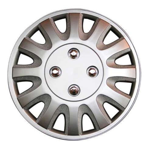 Equip 15 Comfort Wheel Trim Silver Set of 4