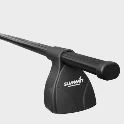 Set of 2 Black Steel Summit SUP-064 Premium Multi Lockable Fit Roof Bars 